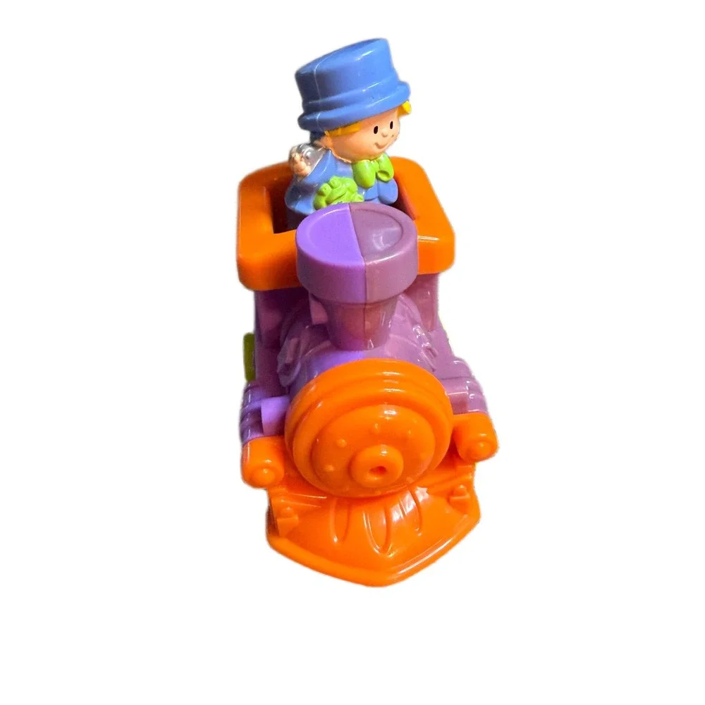 Fisher-Price Little People Purple Train Engine McDonalds Happy Meal Toy 2002